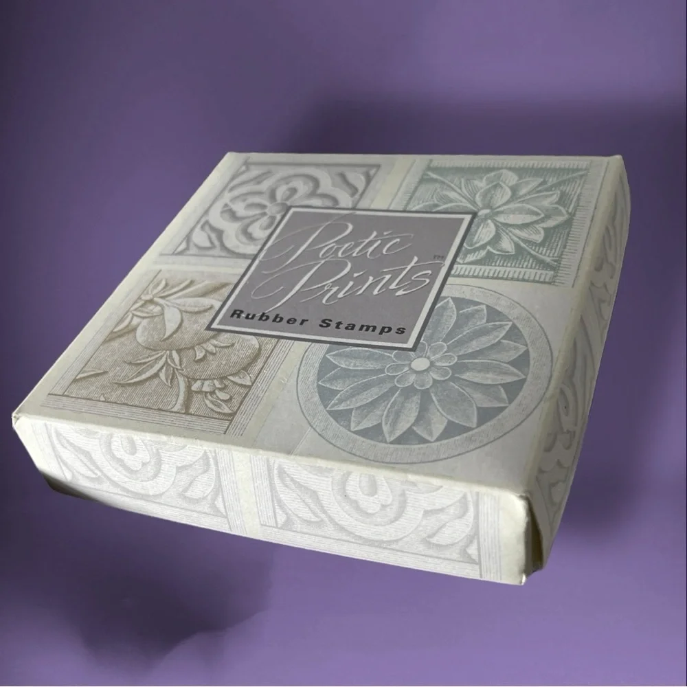 HERO ARTS Stone Etchings 4 Rubber Stamps LL636 Ornate Party Wedding Bridal